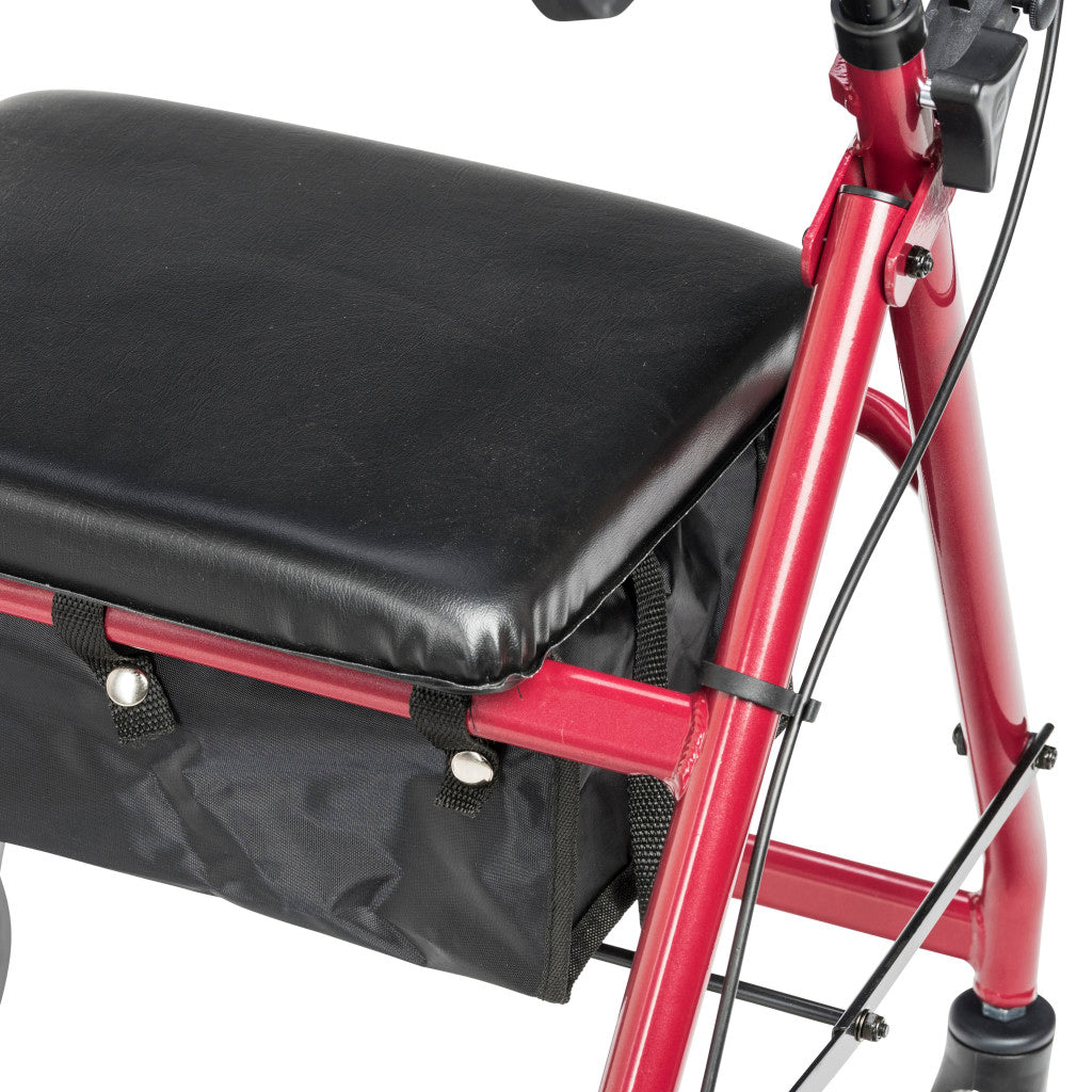 Aluminum Rollator, 6" Casters - BeHope