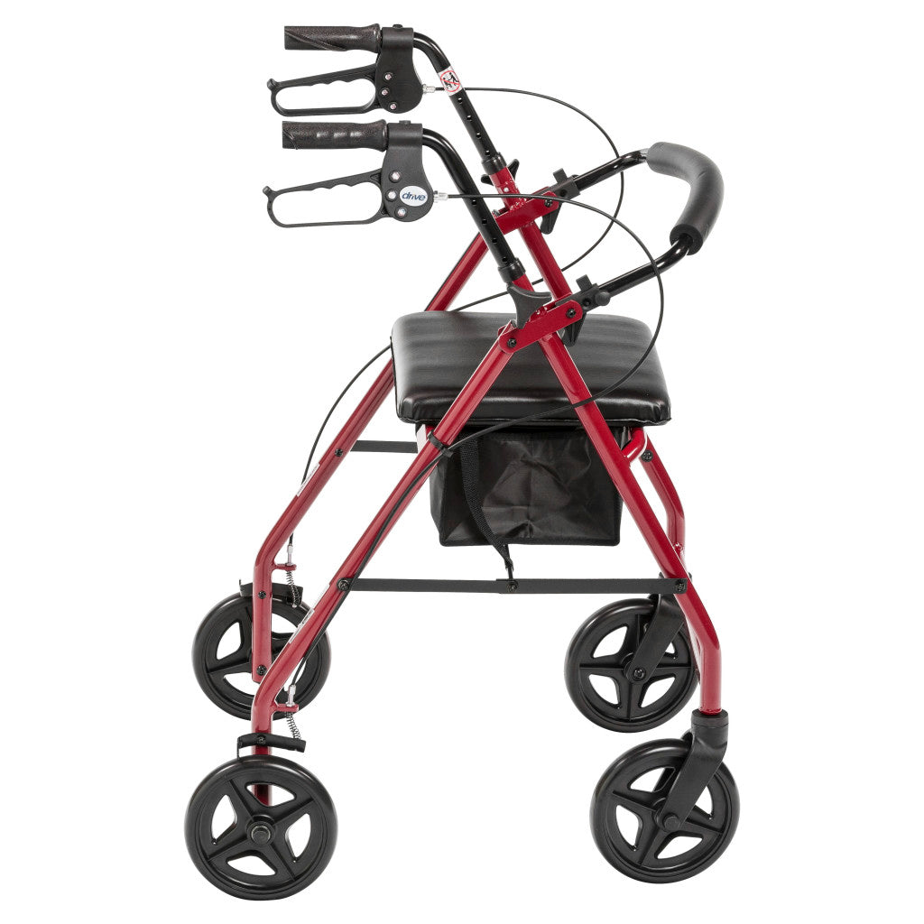 Aluminum Rollator, 7.5" Casters - BeHope