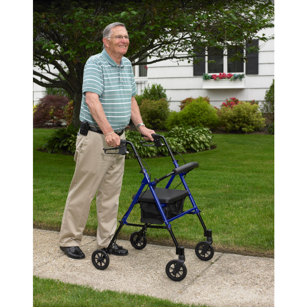 Adjustable Height Rollator, 6" Casters - BeHope