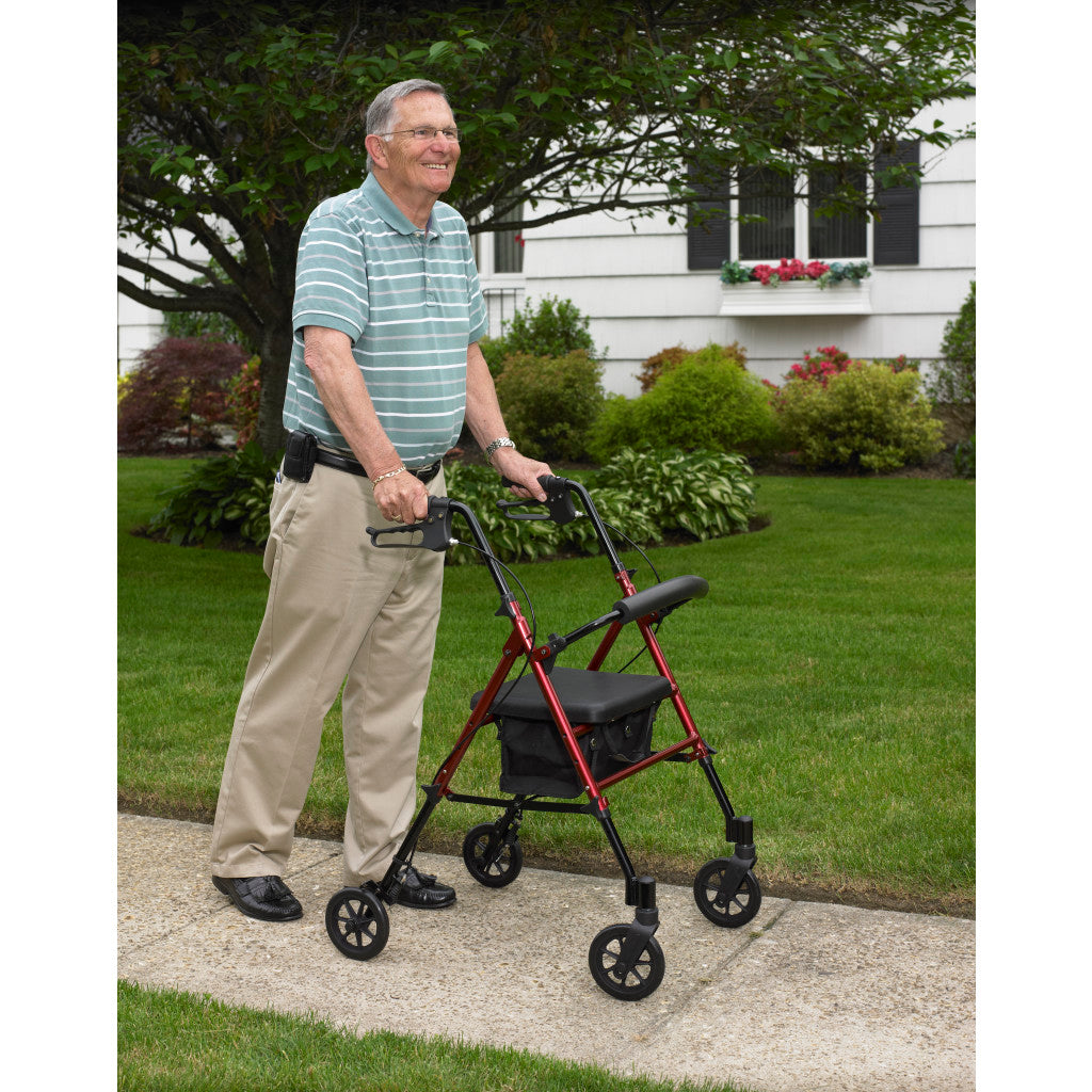 Adjustable Height Rollator, 6" Casters - BeHope