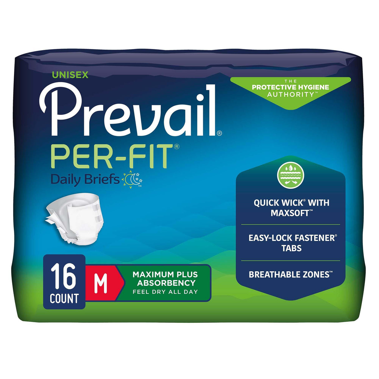 Prevail Per-fit Brief Medium Case/80 Each - Behope