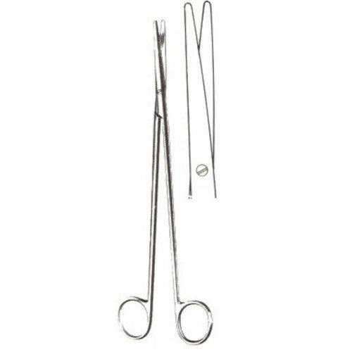 Metzenbaum Scissors 5.5" Straight Stainless Steel Floor Grade Each - BeHope