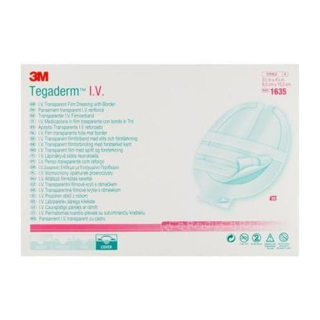 Tegaderm Transparent Dressing Iv Style Frame 8.5cmx10.5cm Box/50 Each - Behope