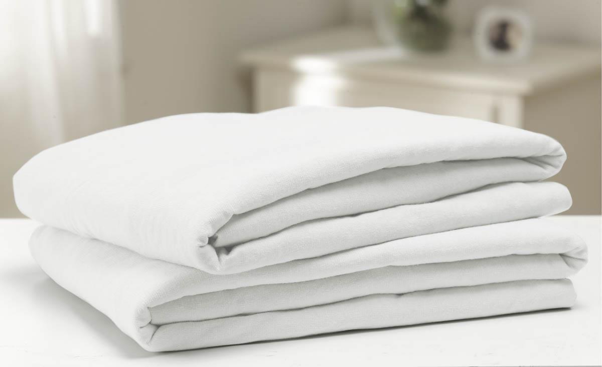Soft-span Knit Contour Fitted Sheets 36”-42" X 80”-88" 21oz Weight 55%cotton/41% Poly/4% Spandex Blend 6 Per Poly Pack White Pkg/12 Each - BeHope