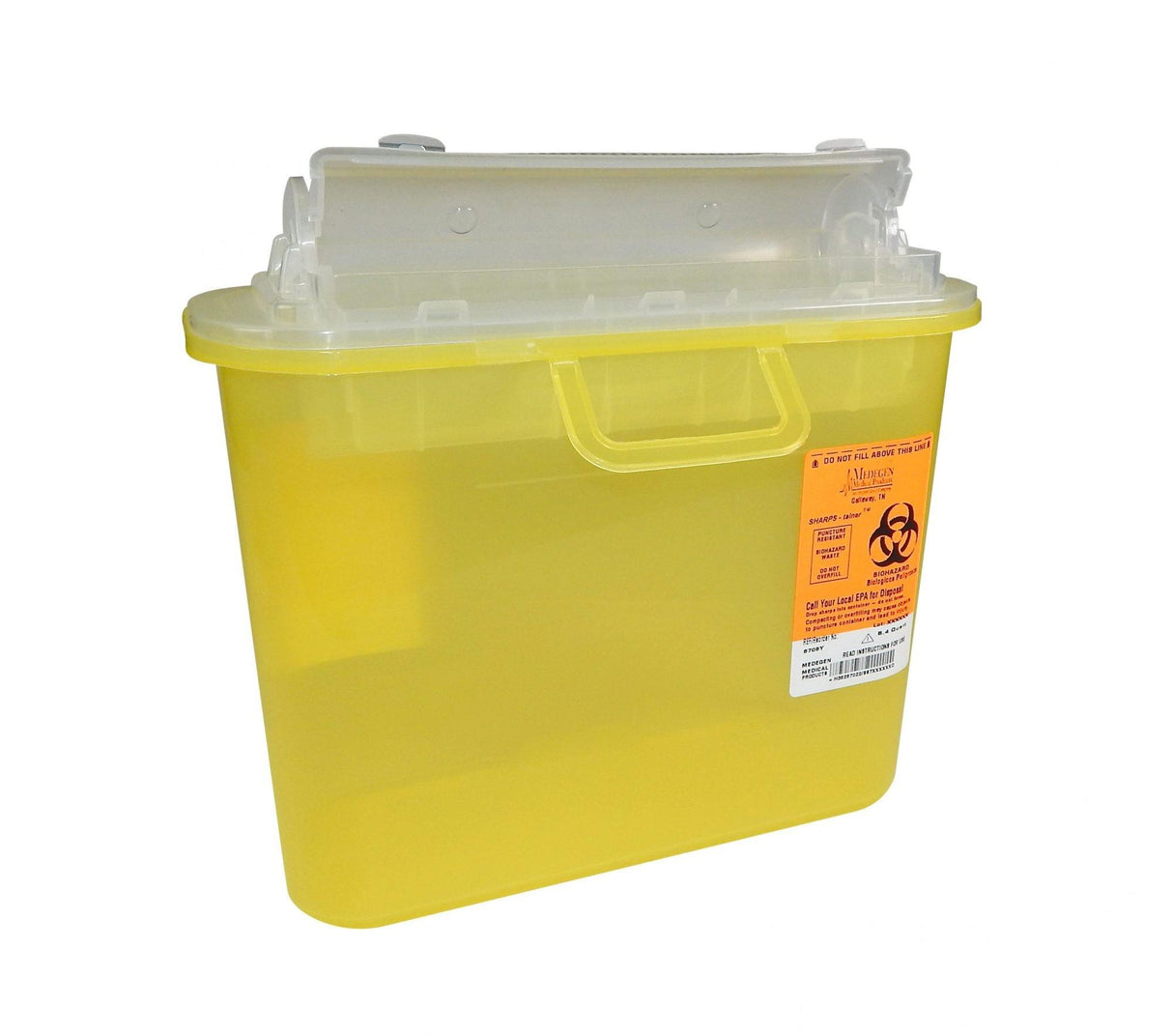 Sharps Collector 5.4qt (5.1l) Yellow - BeHope