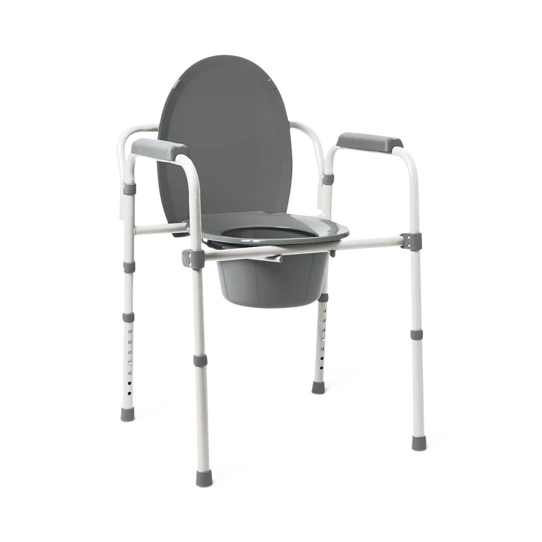 Medline Steel Commode with Microban