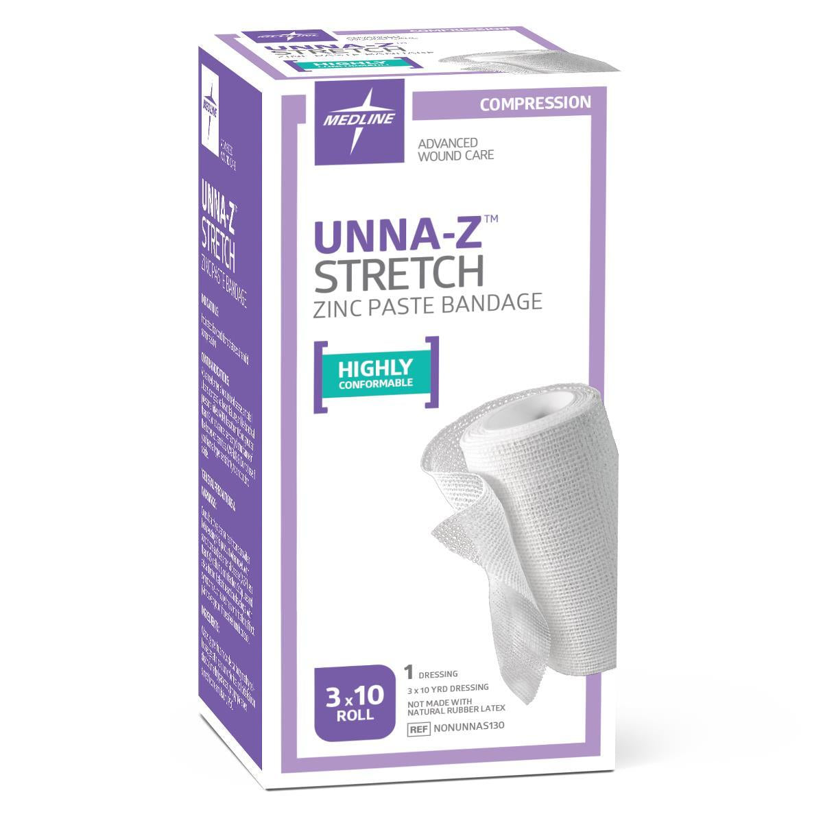 Unna-Z Stretch Zinc Oxide Compression Bandage