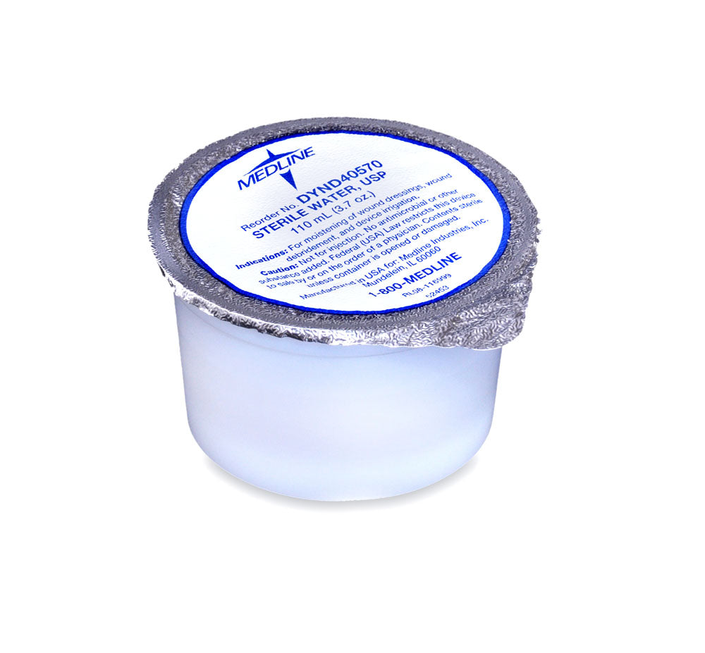 Sterile Water For Irrigation And Suctioning Foil Lid Cup 110ml Case/48 Each - BeHope