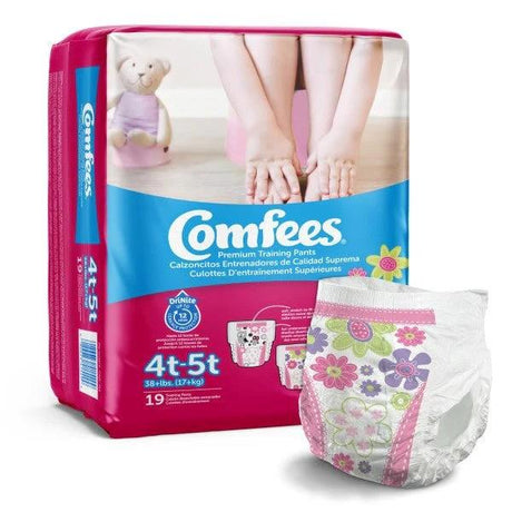 Comfees Girl Training Pant Size 4 Case/114 Each - Behope