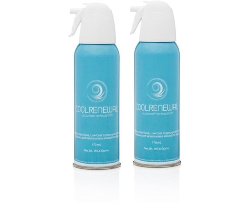 Cool RenewalTM Cryosurgical Replacement Canister Twin Pack, 130 Freezes - BeHope