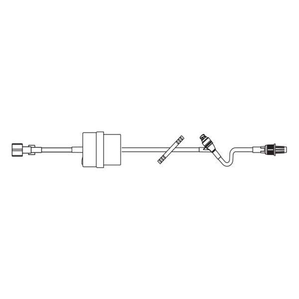Iv Control-a-flo Regulator Extension Set W/clearlink Luer Activated Valve & Luer Lock Adapter 19" Length Case/48 Each - Behope