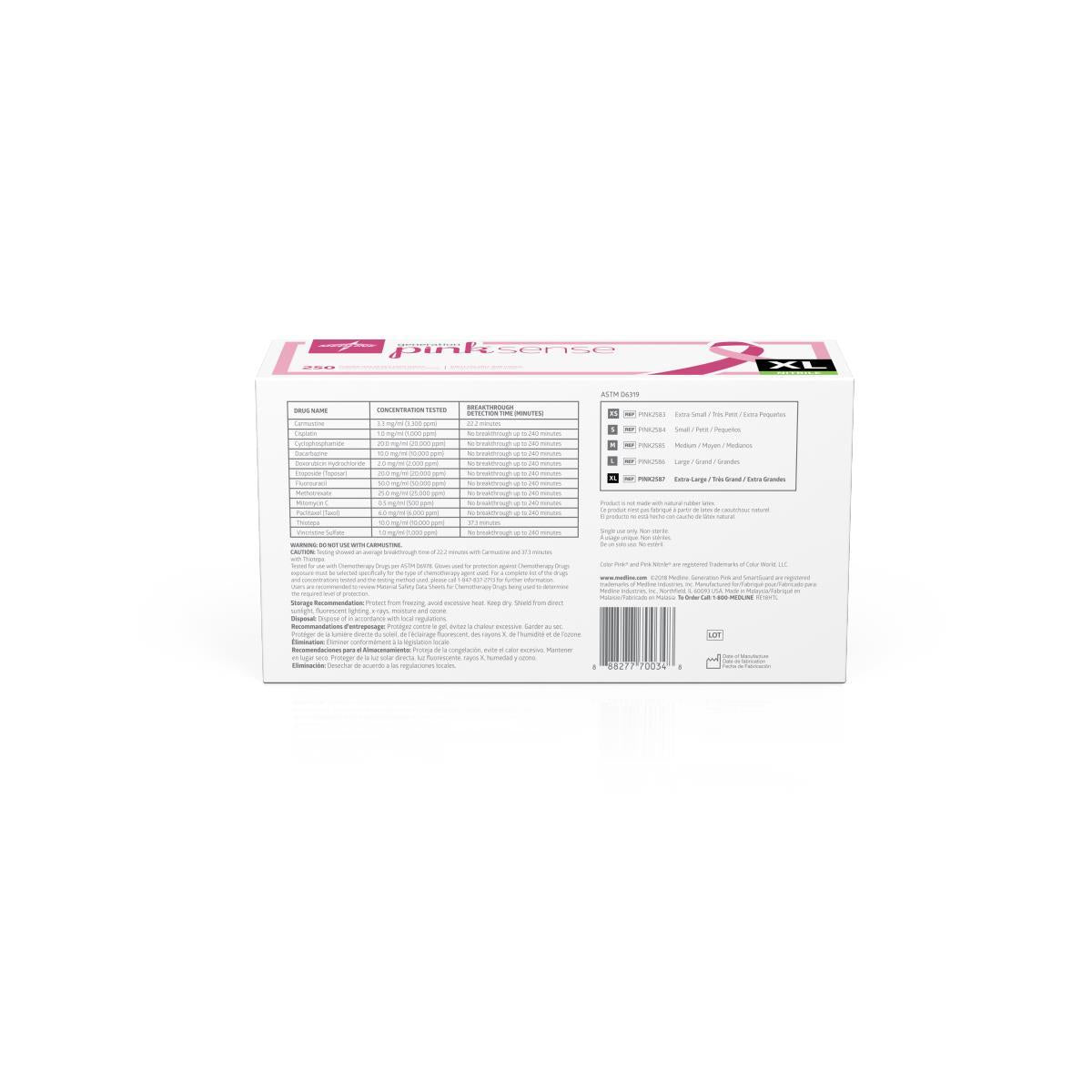 Generation Pink Sense Powder-Free Nitrile Exam Gloves