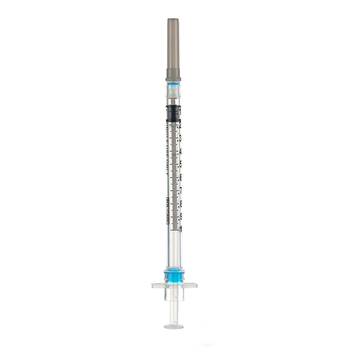 Syringe With Needle Sol-care Safety Snap Type 1ml Tb Syringe With 30gx0.5" Needle Sterile Yellow Box/100 Each - Behope