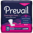 Prevail Bladder Control Pad Overnight Absorbency Case/120 Each - Behope