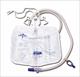 Urinary Drainage Bag 2000ml With Anti-reflux Tower & Slide T-tap Drain Luer Lock Latex-free Sterile Case/20 Each - BeHope