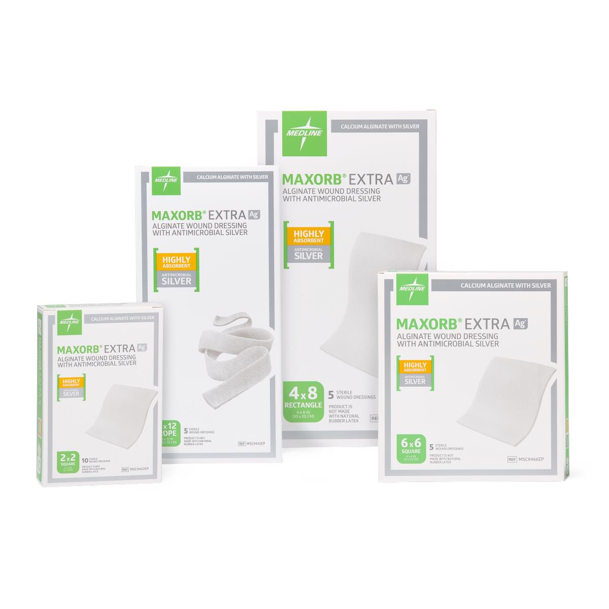 Maxorb Extra Calcium Alginate Wound Dressing 5cm X 5cm - BeHope