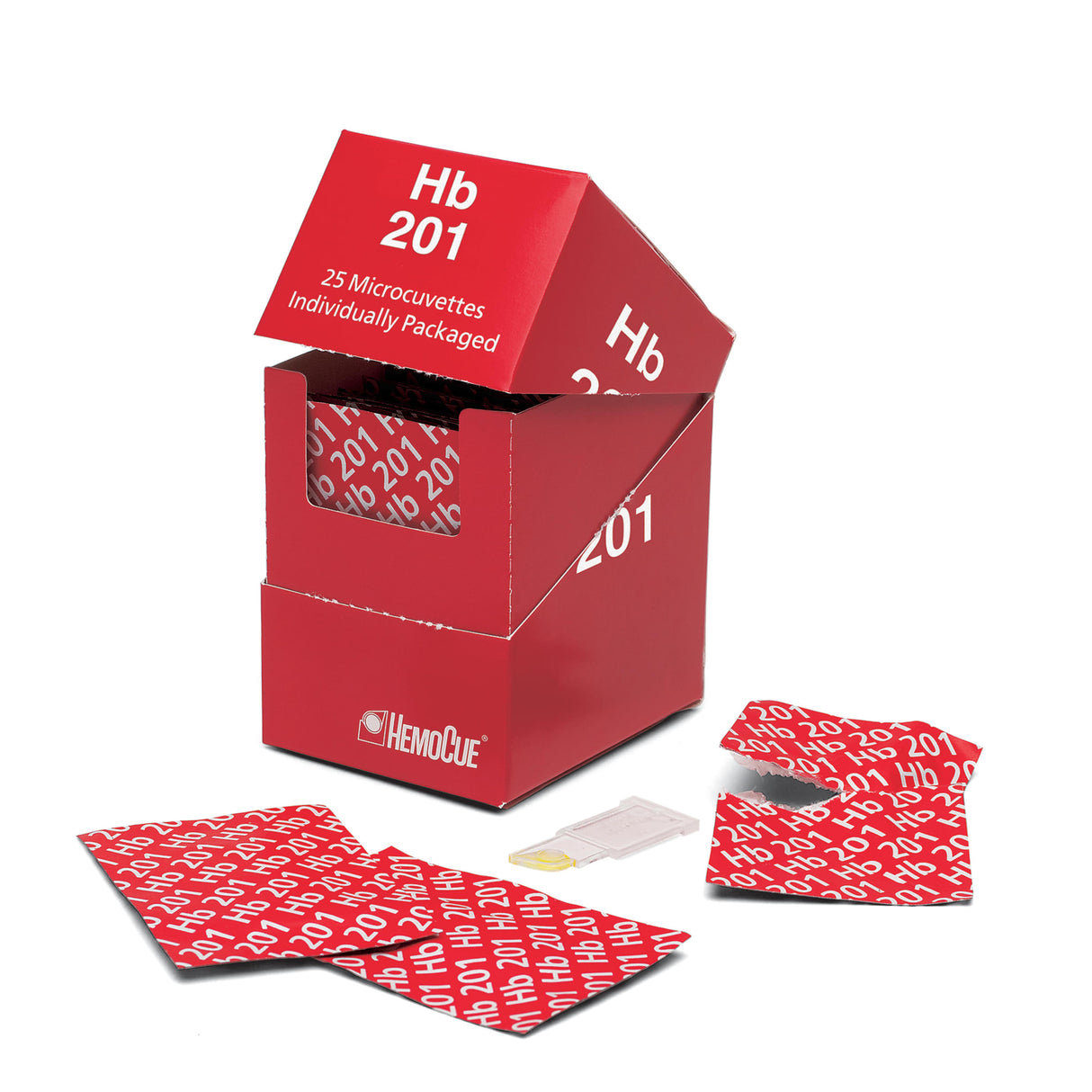 Hemocue Microcuvettes For Hb 201 Hemoglobin Analyzer 100 Individual Cuvettes, Individually Packed Pkg/100 Each - BeHope