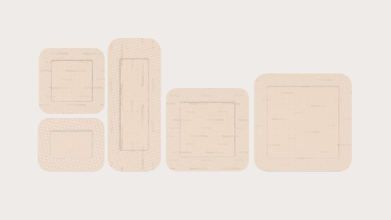 Mepilex Border Flex Lite Foam Dressing 7.5 X 7.5cm Box/5 Each - Behope