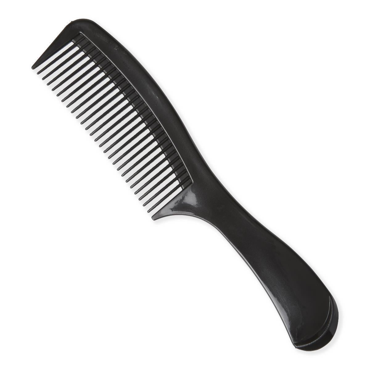Medline Large-Tooth Plastic Comb with Handle 9" (23 Cm)