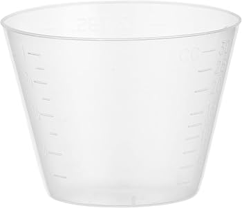 Medicine Cup Graduated Translucent Plastic 1oz 30ml - BeHope