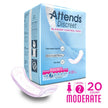 Attends Discreet Moderate Bladder Control Pad 20 Per Printed Package Case/200 Each - Behope