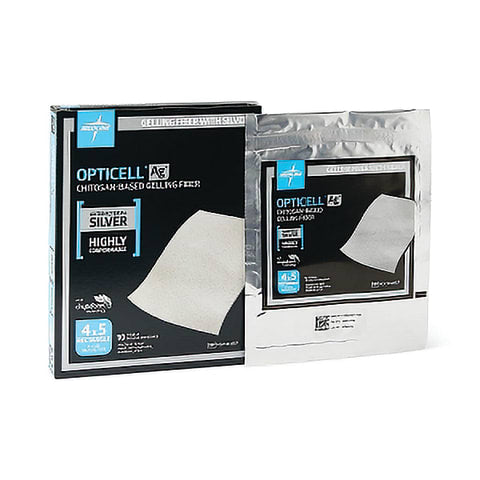 Opticell Ag+ Silver Gelling Fiber Dressing 10cm X 12cm - BeHope