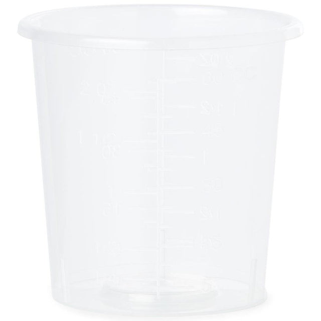 Graduated Plastic Medicine Cup Sterile 2 Oz Case/100 Each - BeHope