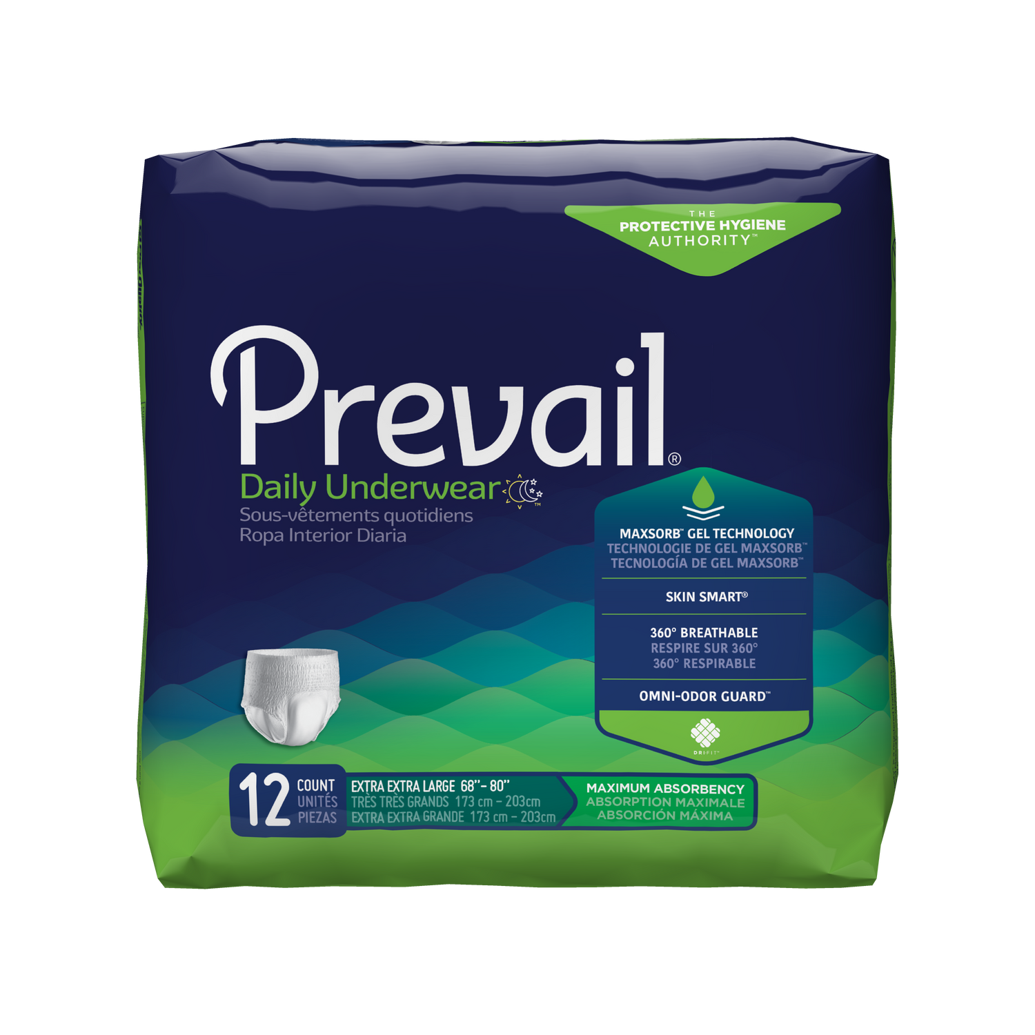 Prevail Protective Underwear X-abs Xxl Case/48 Each - Behope