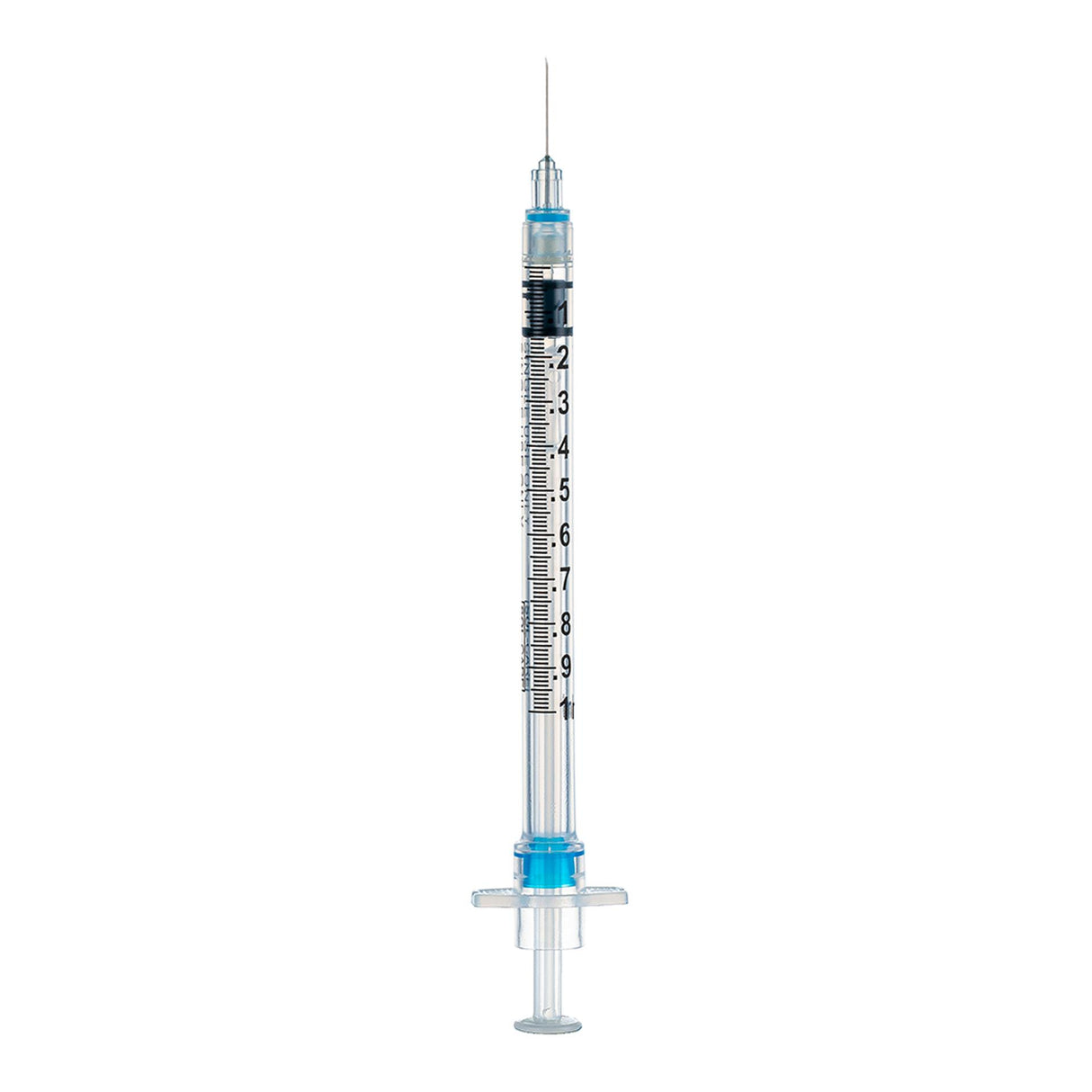 Syringe With Needle Sol-care Safety Snap Type 1ml Tb Syringe With 27gx0.5" Needle Sterile Gray Box/100 Each - Behope