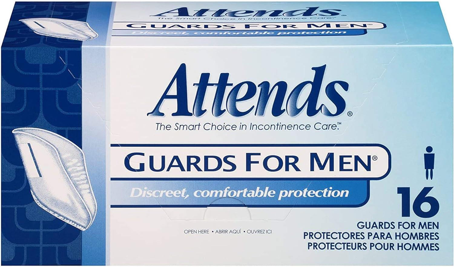 Attends Male Guard Insert 16 Per Printed Package Case/64 Each - Behope