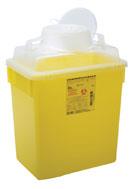 Sharp Collector Bd 22.7l Nestable Funnel Entry Top Yellow Yellow Case/12 Each - Behope