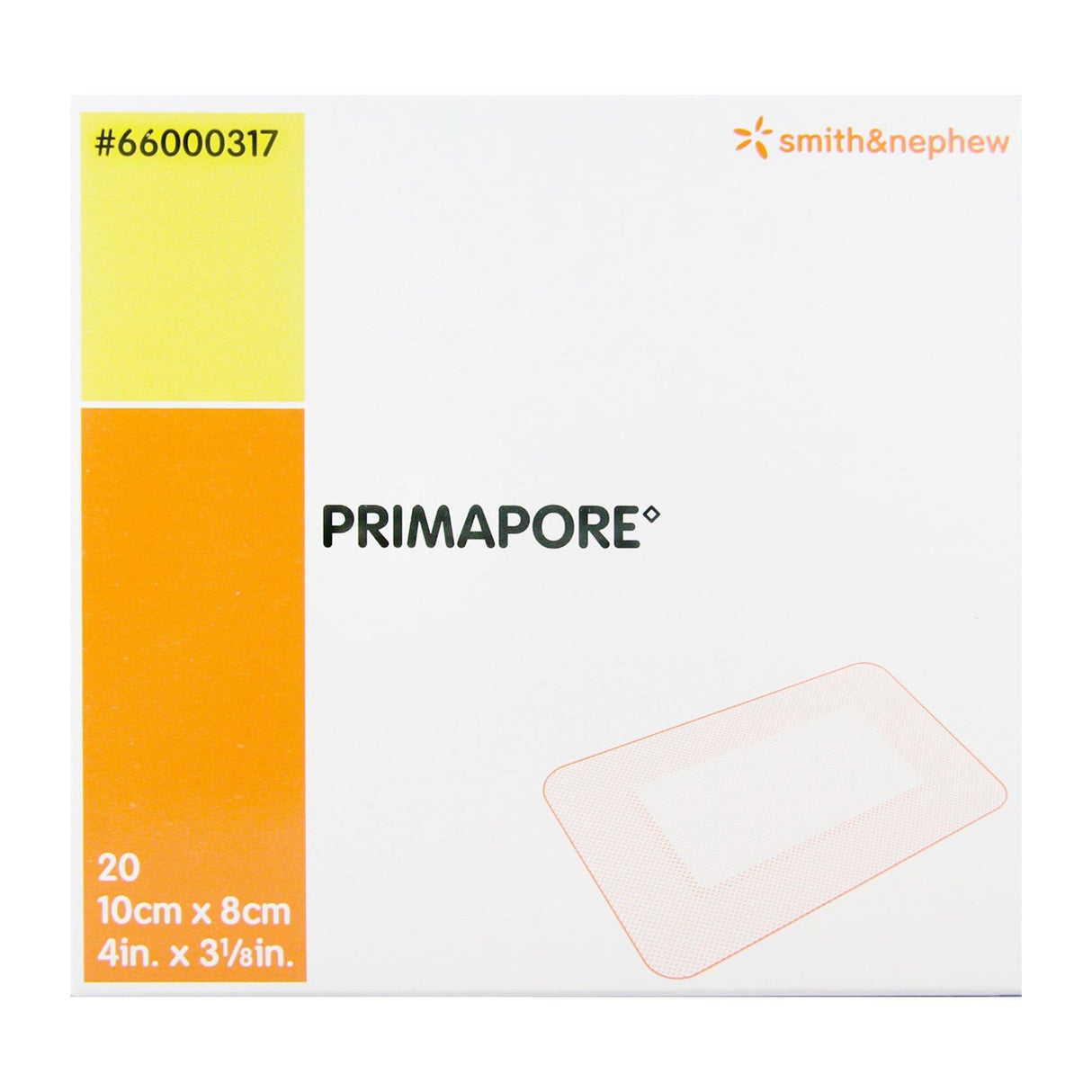 PRIMAPORETM Post-Operative Adhesive Non-Woven Wound Dressing - Behope