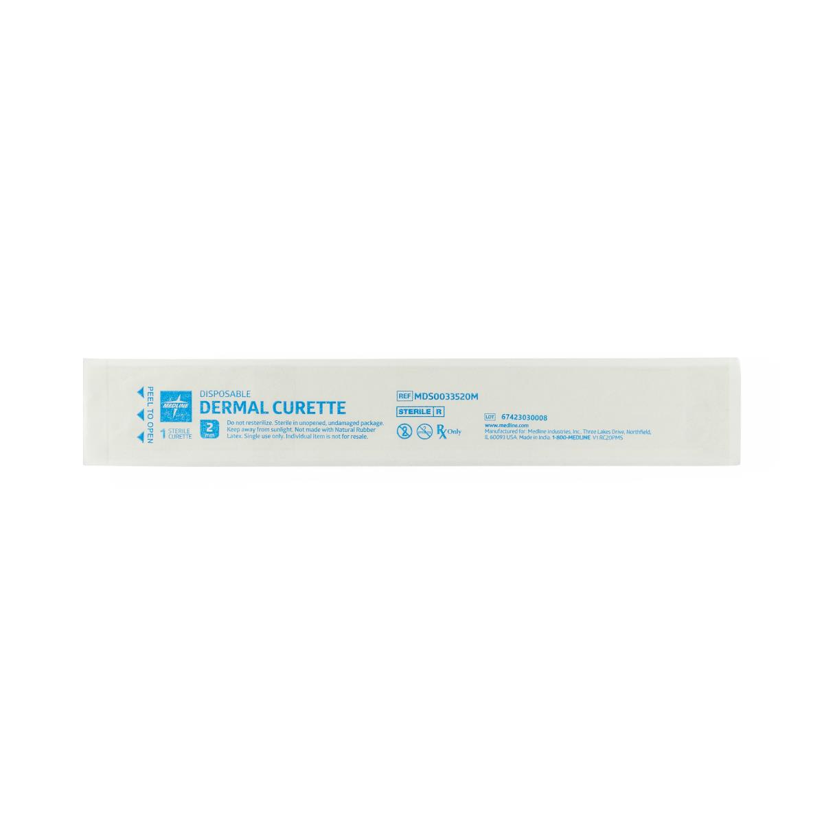 Medline Sterile Single-Use Dermal Curette - BeHope
