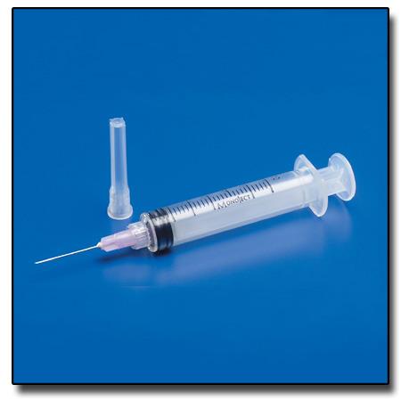 Syringe With Needle Bd 3ml Syringe With Detachable 23gx1" Needle Sterile Box/100 Each - Behope