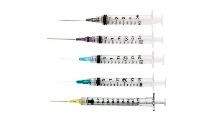 Syringe With Needle Bd 5ml Syringe With Detachable 21gx1.5" Needle Sterile Box/100 Each - Behope