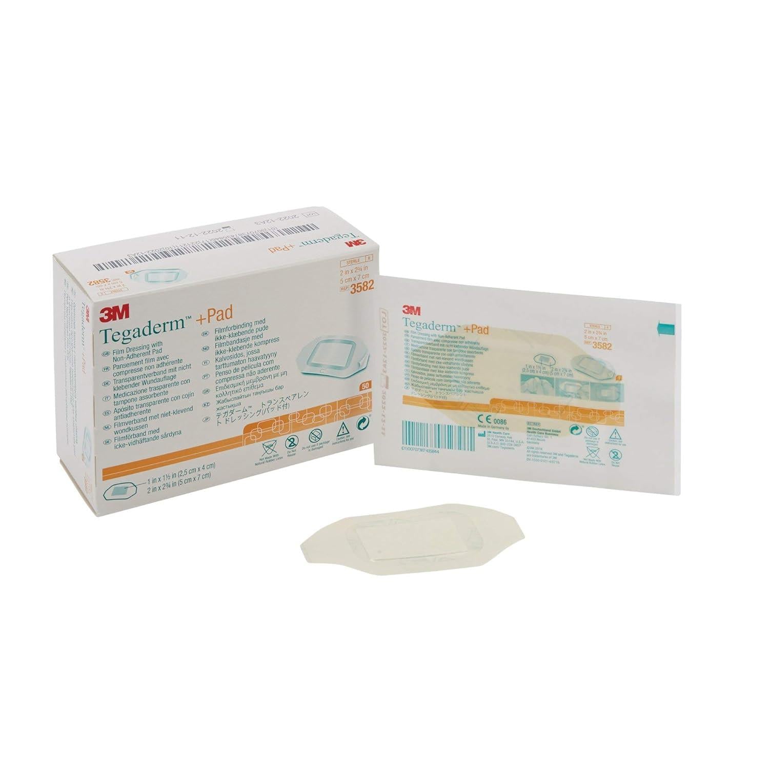 3M® TegadermTM + Pad Transparent Dressing with Absorbent Pad - Behope