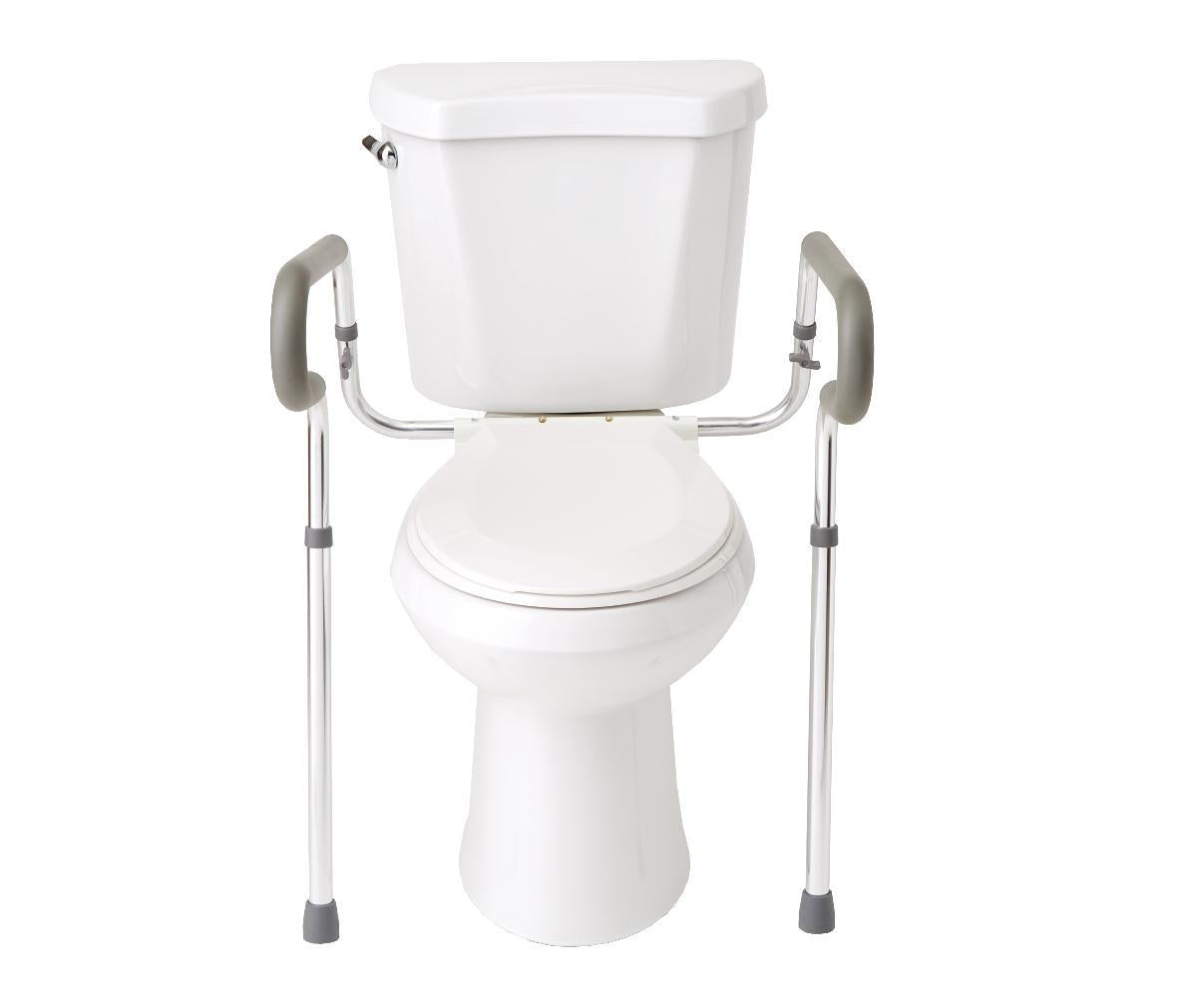 Medline Adjustable Toilet Safety Rail Aluminum