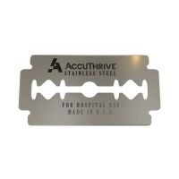 Accuthrive Double Edge Prep Blade Stainless Steel With Microcoat Box/100 Each - BeHope