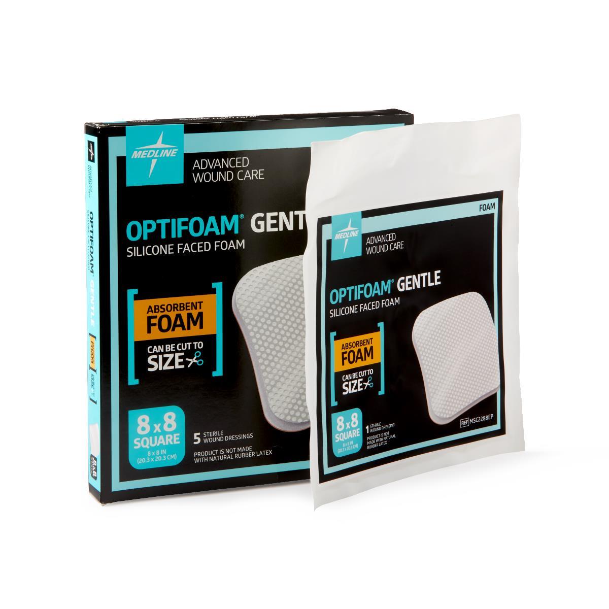 Optifoam Gentle Silicone Foam Dressing Without Border