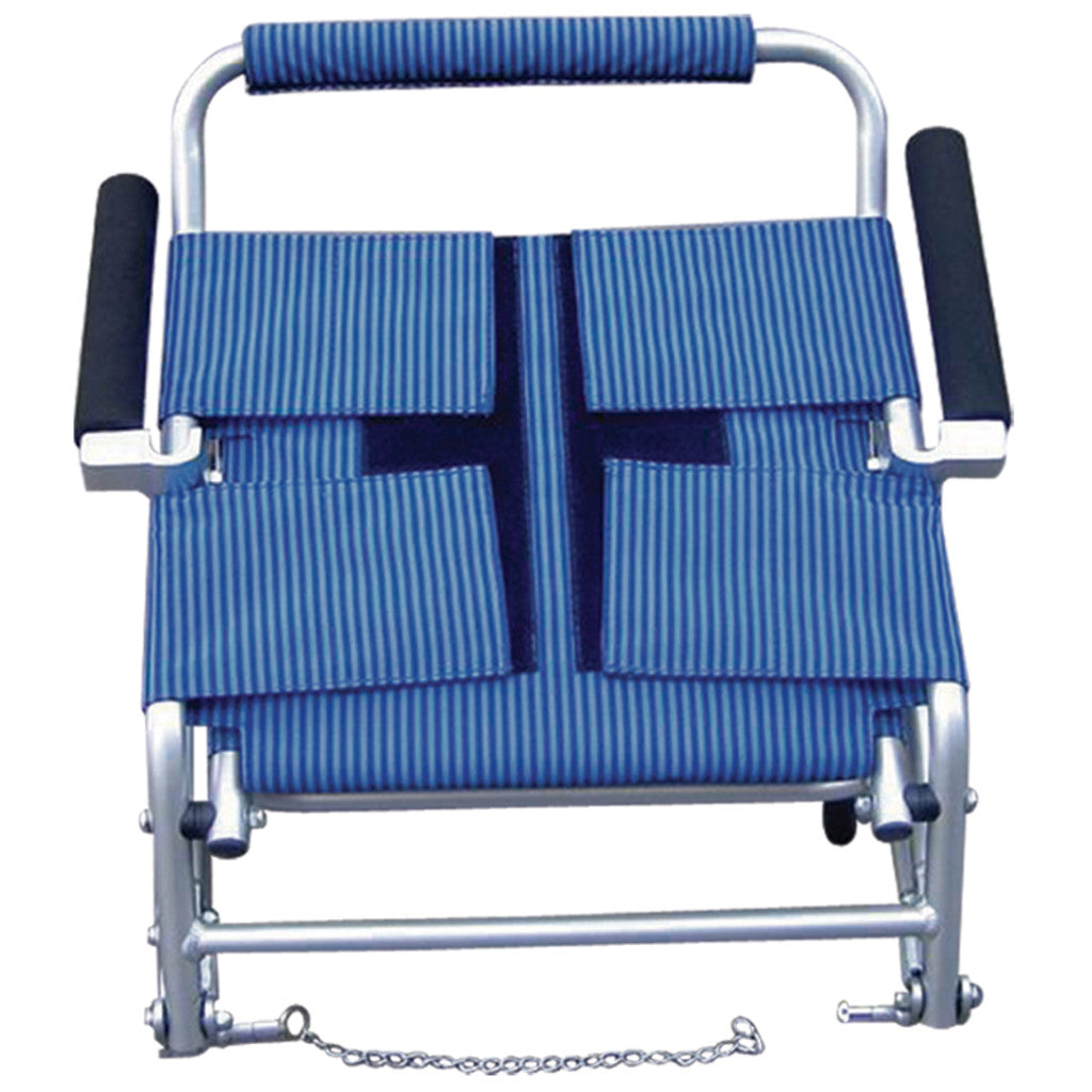 Super Light, Folding Transport Chair with Carry Bag and Flip-Back Arms - BeHope