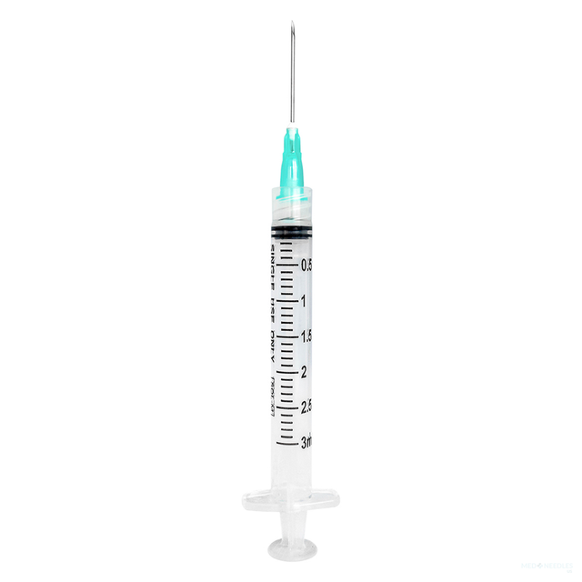 Sol-m 3ml Luer Lock Syringe With Exchange Needle 21g*1 1/2'' - BeHope