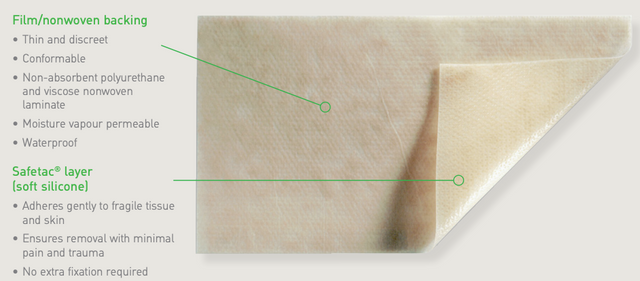 Mepiform Scar Care Dressing, Size 5 Cm X 7.5 Cm - Box Of 5 - BeHope