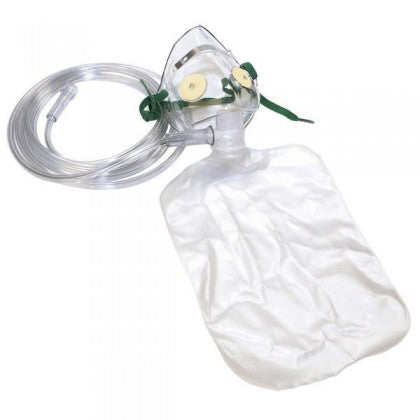 Airlife 3-In-1 Oxygen Mask ,High-Concentration With Safety Vent -Adult