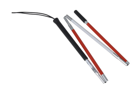 Folding Blind Cane with Wrist Strap - BeHope