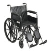 Silver Sport 2 Wheelchair, Detachable Full Arms, Elevating Leg Rests, 20" Seat - BeHope