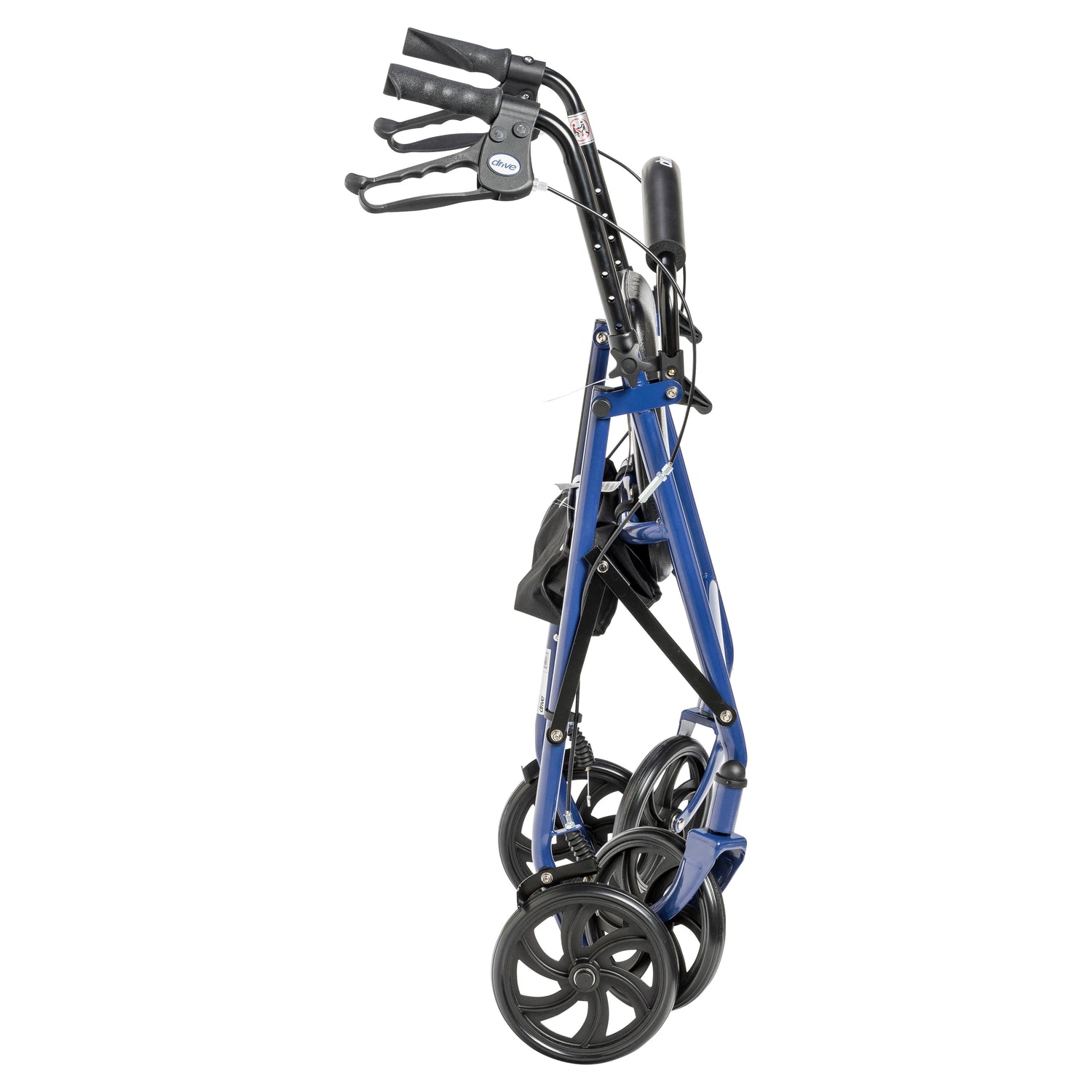 Four Wheel Rollator Rolling Walker with Fold Up Removable Back Support - BeHope