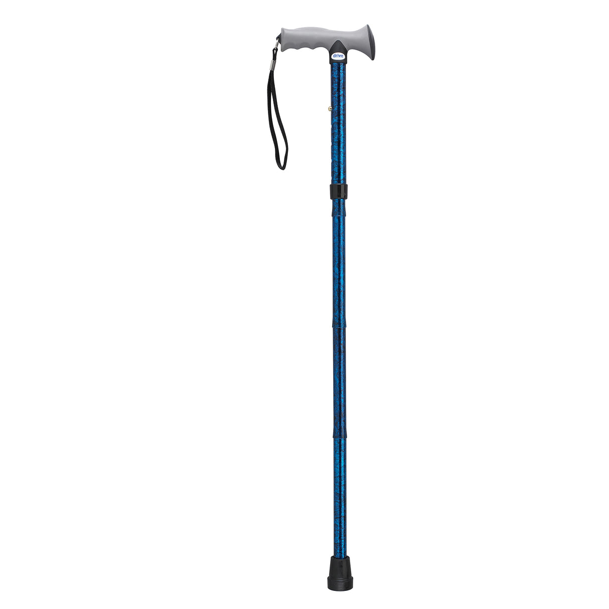 Adjustable Lightweight Folding Cane with Gel Hand Grip - BeHope