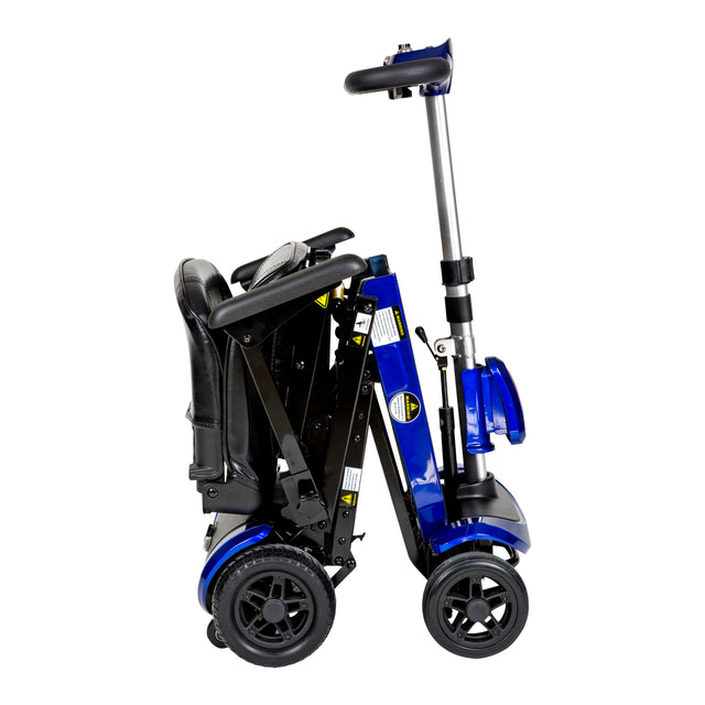 Zoome Auto-flex Folding Travel Scooter, Blue - BeHope