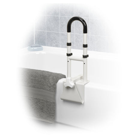 Adjustable Height Bathtub Grab Bar Safety Rail - BeHope