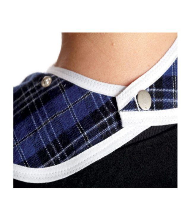 Cotton Bib w/ snaps (printed)